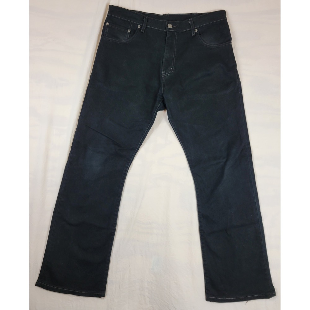 Levis 517 Bootcut Jeans Mens 32x29.5 Black Denim Pants Stretch 517-0053